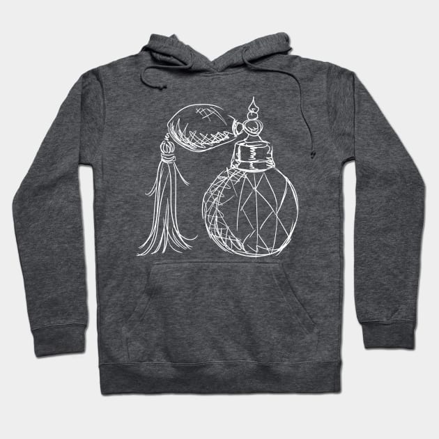 Crystal Perfume Bottle Illustration Hoodie by BeautyMeow